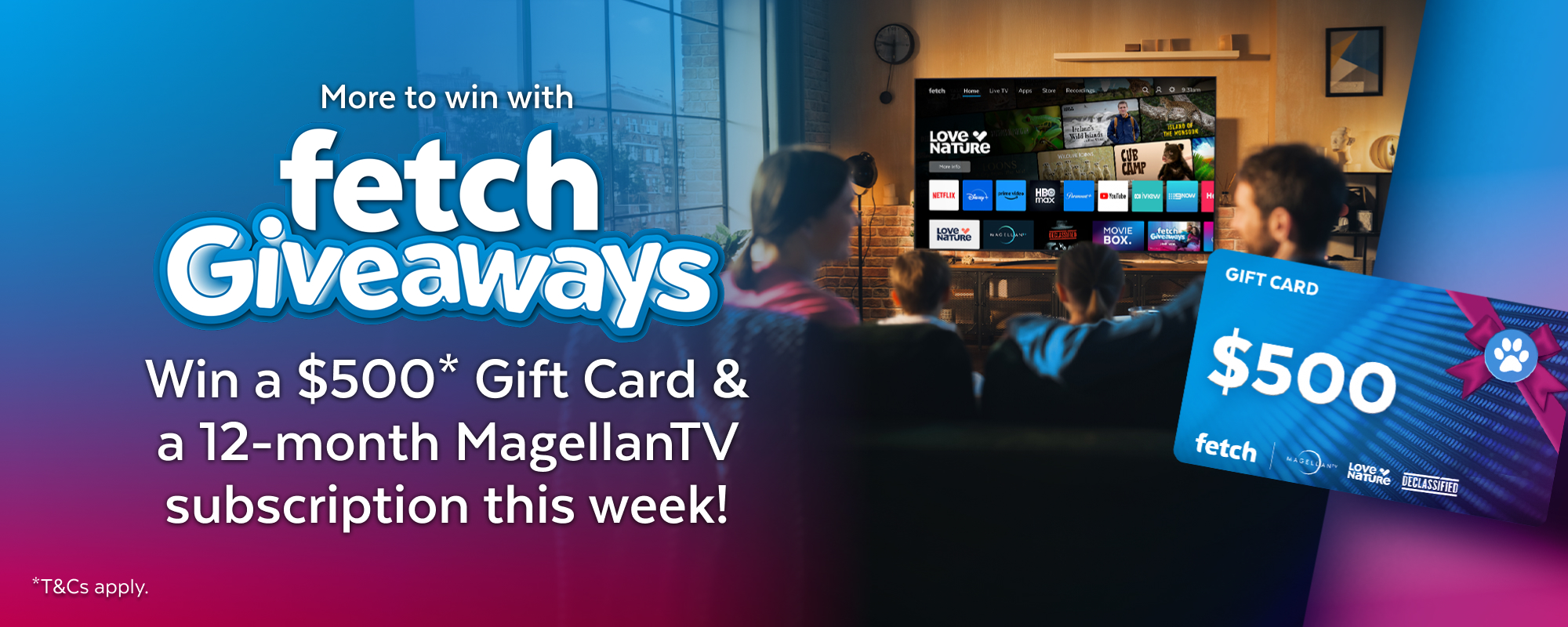 Fetch Giveaways - Win a $500 gift card!