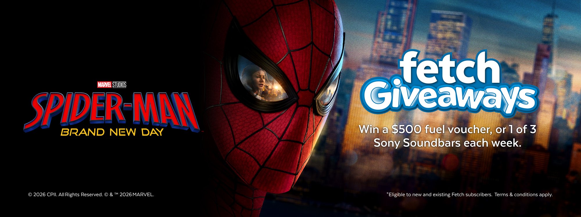 Fetch Giveaways - Spiderman: Brand New Day
